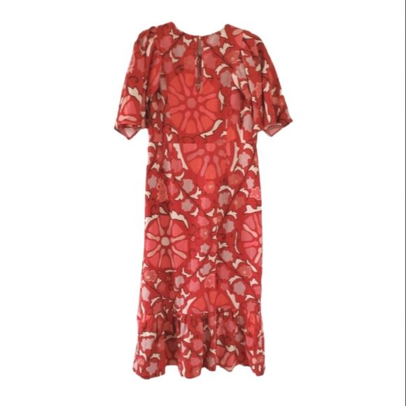 NWT Rhodes x Target Zinnia Floral Midi Dress Sz 14 - Picture 4 of 9
